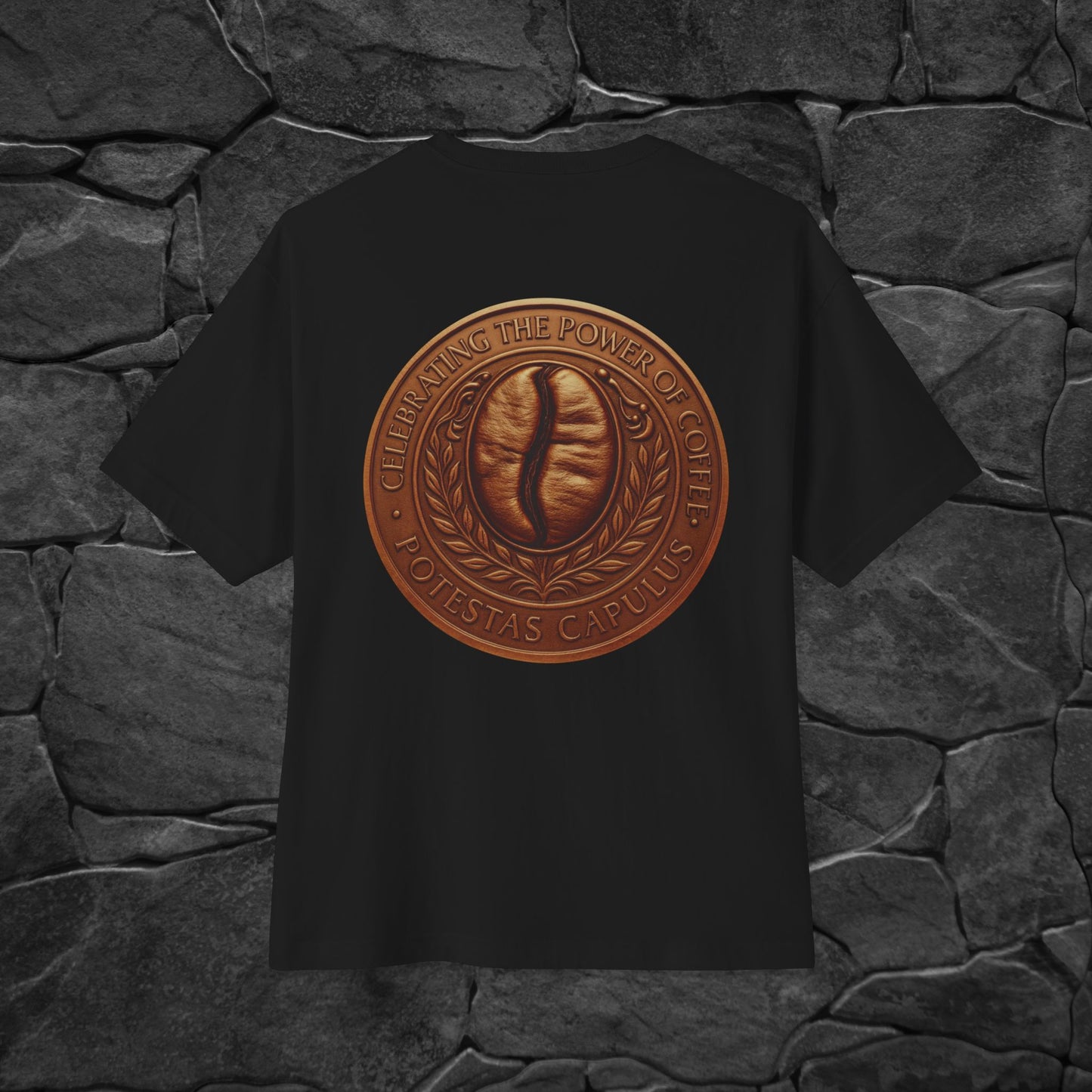 ROMAN COPPER COFFEE Unisex Oversized Boxy Tee