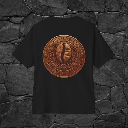 ROMAN COPPER COFFEE Unisex Oversized Boxy Tee