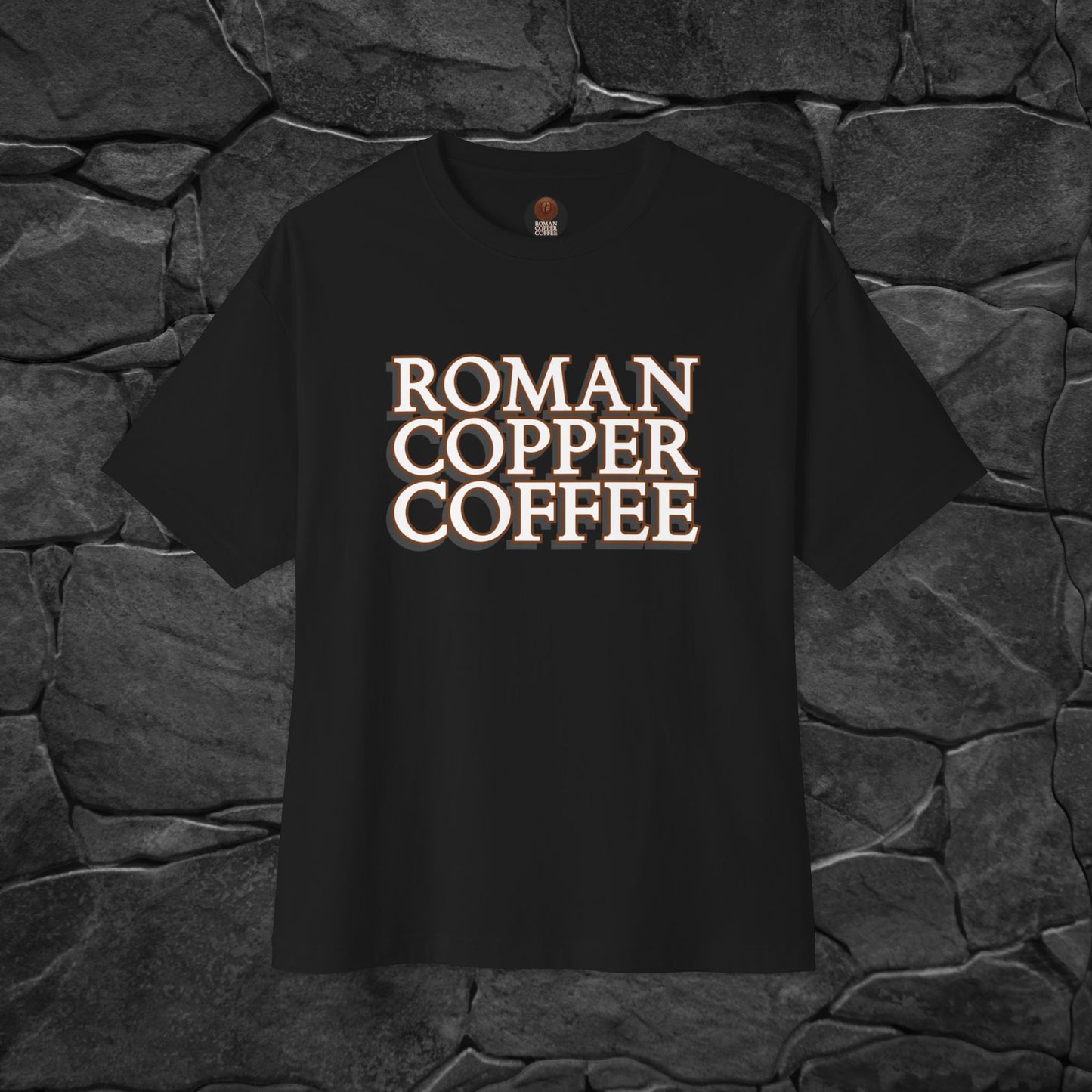 ROMAN COPPER COFFEE Unisex Oversized Boxy Tee