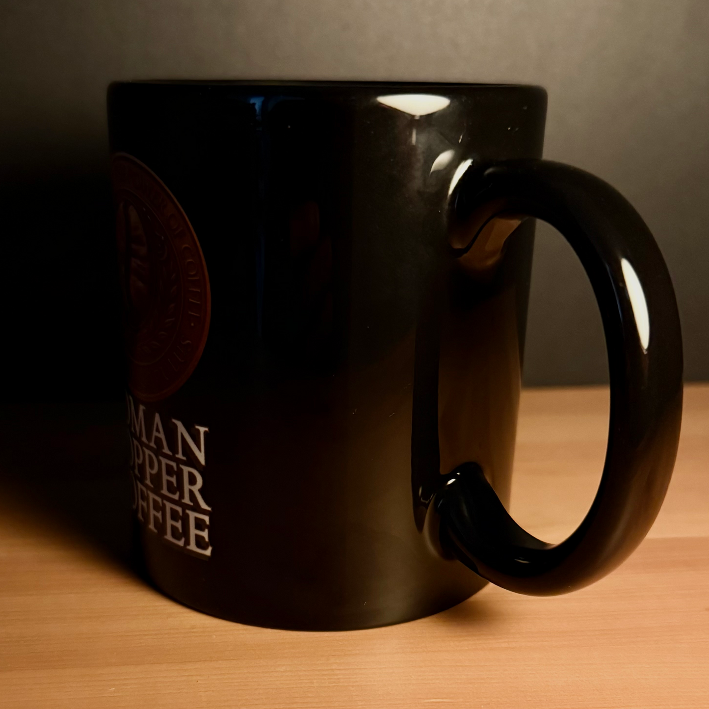 ROMAN COPPER COFFEE Black Mug (11oz)